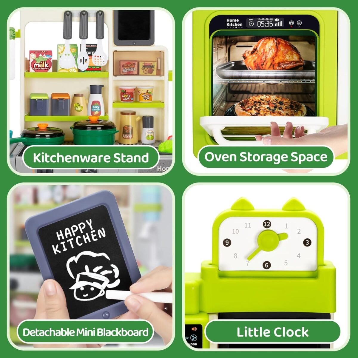 1752649233 kids play kitchen set toddler kitchen playset with sound light cooking stove with steam play sink play food toy and kitchen accessories kitchen toy for kids girls boys 1 3.jpg