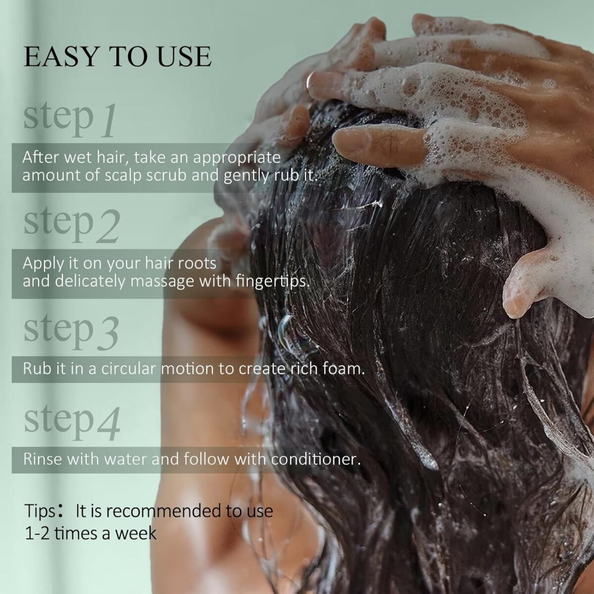 1752649617 scalp scrub rosemary scalp exfoliator scrub shampoo 2 in 1 scalp treatment with mint oil hair treatment to clarify and remove build up with silicone scalp massager 10.6oz300g.jpg