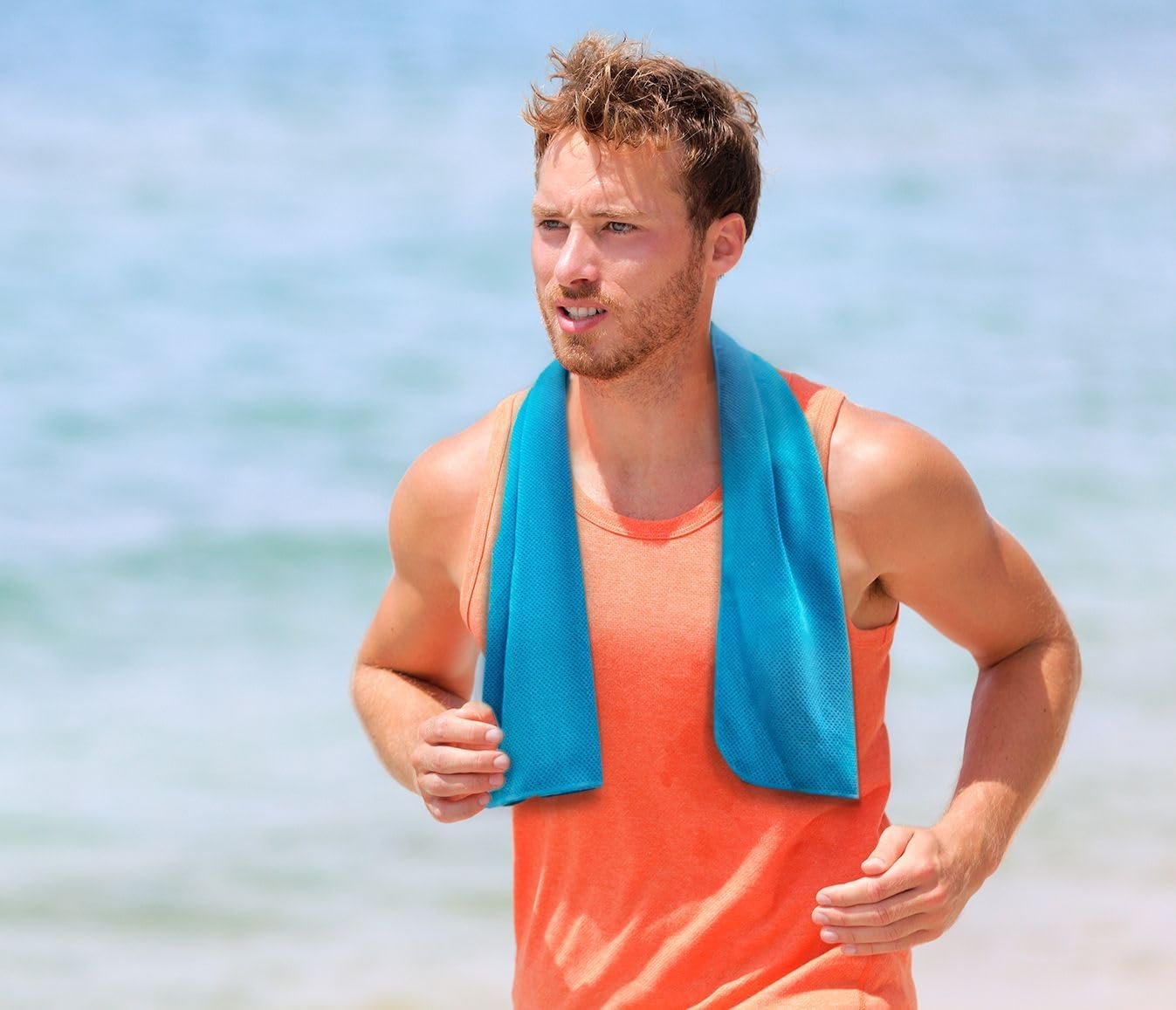 8 Packs Cooling Towel (40 x 12), Ice Towel, Microfiber, Soft Breathable Chilly Towel Stay Cool for Yoga, Workout, Sport, Gym, Camping, Fitness, Running, Workout & More Activities - Multicolor - Image 4