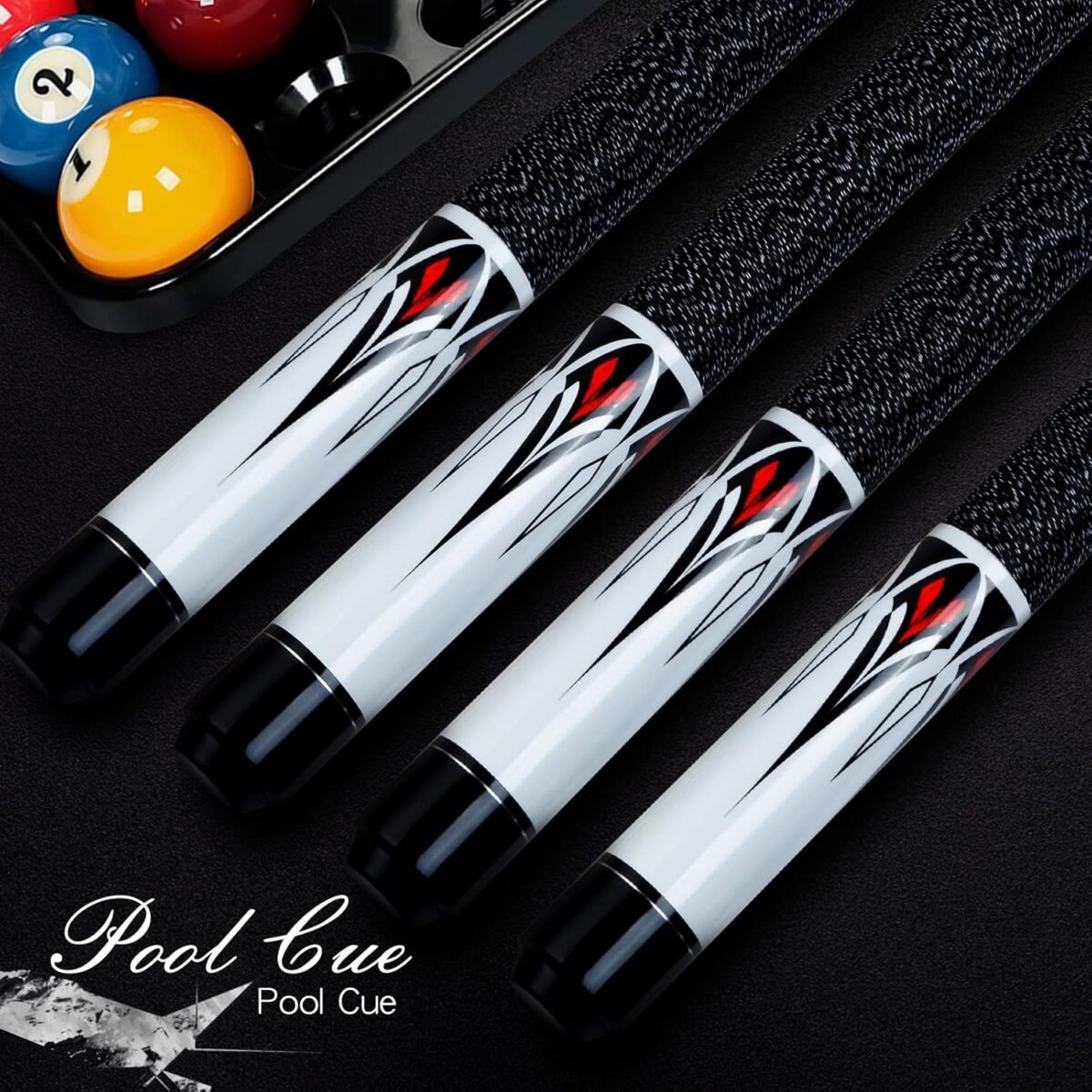 Pool Cue Stick - 58 inch Maple Billiard Pool Stick, 19/20/21 oz 1/2 Maple Pool Cue Stick Kit, 2-Piece Billiard Pool Cue Stick - Image 8