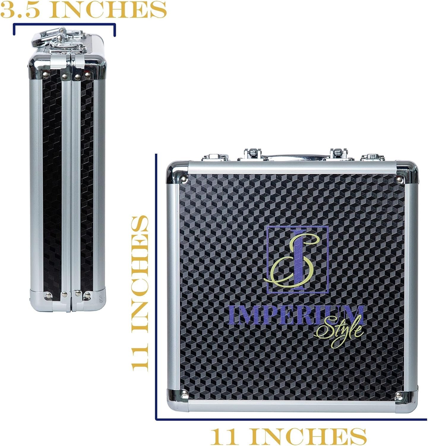 Pool Balls Billiard Set - Regulation Size - 17 Pc Professional Pool Set w/ Cue Ball and Sleek Black and Silver Case - Multi Colored - Ball Size 2.25" 57.15mm - Image 5