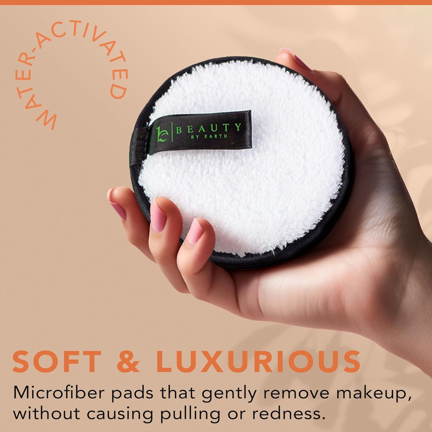 Reusable Makeup Remover Pads - 5 Large Premium Quality Microfiber Cloths for Makeup Removal, Ultra Soft & Durable, Gentle Cleansing Rounds for Face for All Skin Types, Includes Washable Bag - Image 3