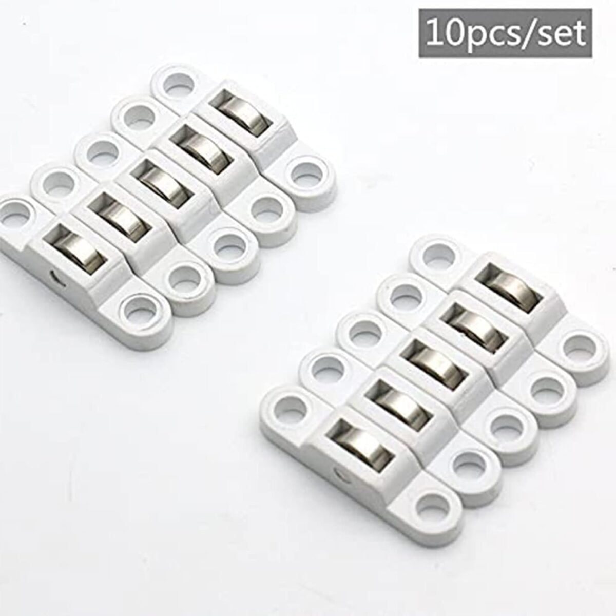 10PCS Sliding Door Roller Cabinet Caster Wheel Pulley for Wardrobe Furniture Door Window Accessories Width 7.5mm - Image 3