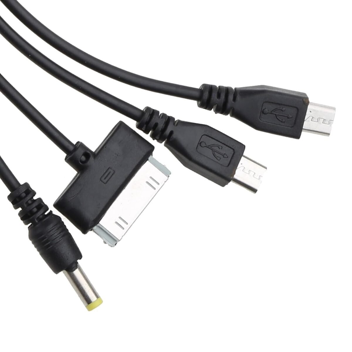 10 in 1 USB Cables - 20CM/7.87in Universal USB to Multi Plug Cell Phone Charger for Smartphones - Image 4
