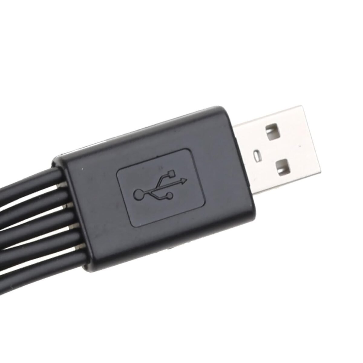 10 in 1 USB Cables - 20CM/7.87in Universal USB to Multi Plug Cell Phone Charger for Smartphones - Image 5