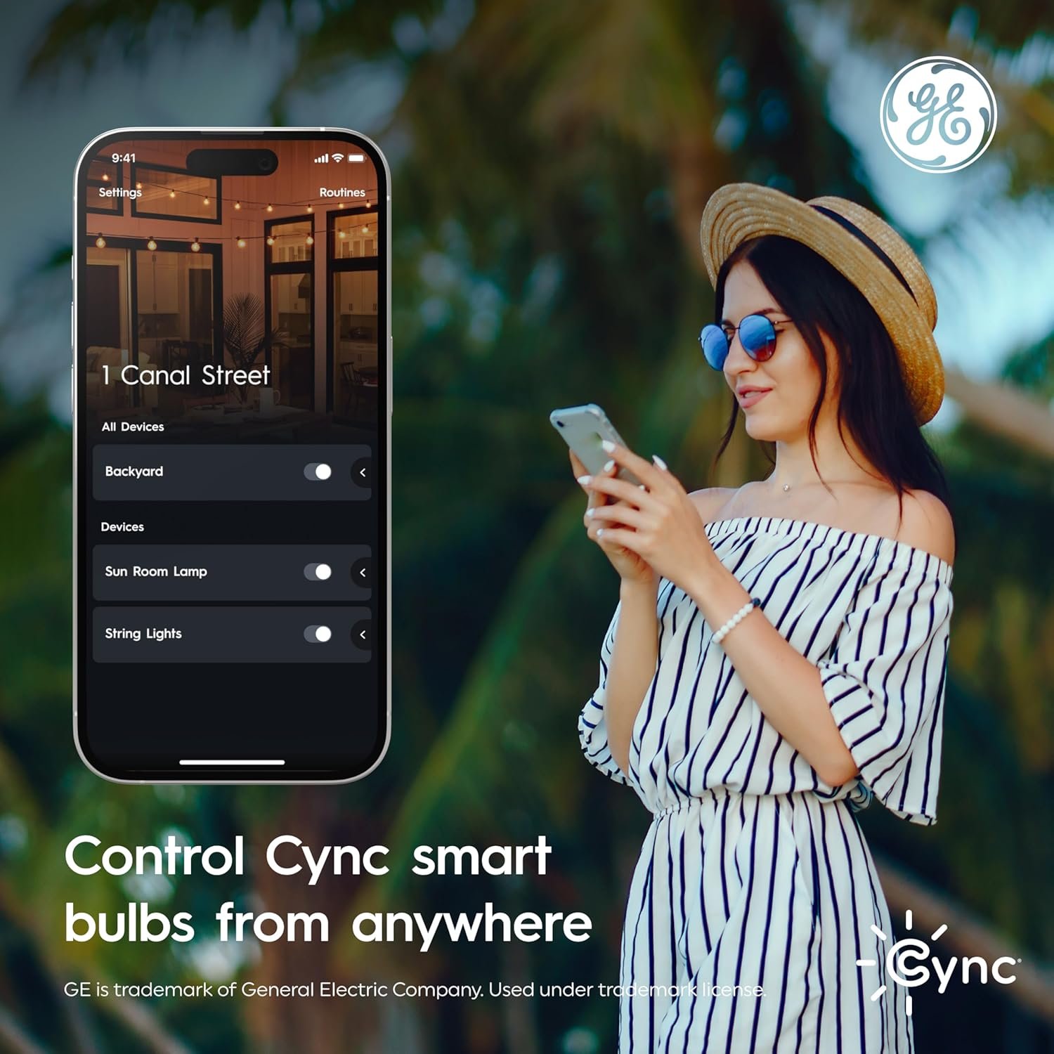 Cync GE A19 Smart LED Light Bulbs, Room Decor Aesthetic Color Changing WiFi Lights, LED Indoor Light Bulb, Compatible with Alexa and Google (2 Pack) - Image 7