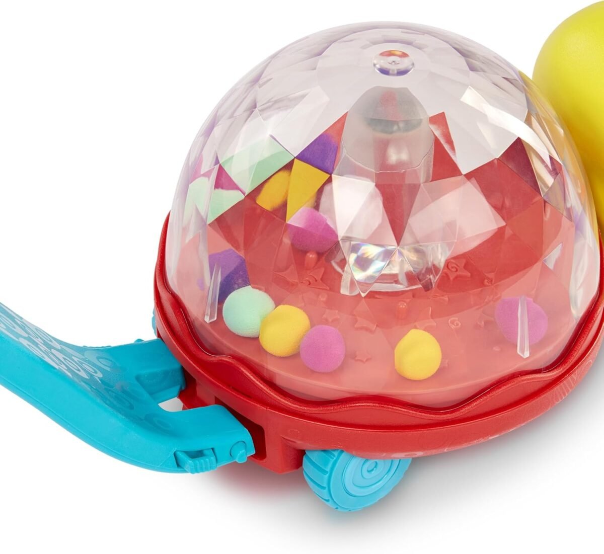 B. toys – Ball Popper & Walker – Push Toy for Baby, Toddler – Light – Up Turtle Toy for Crawling Or Walking – Removable Handle – 1 Year + – Walk ‘n’ POP! - Image 5