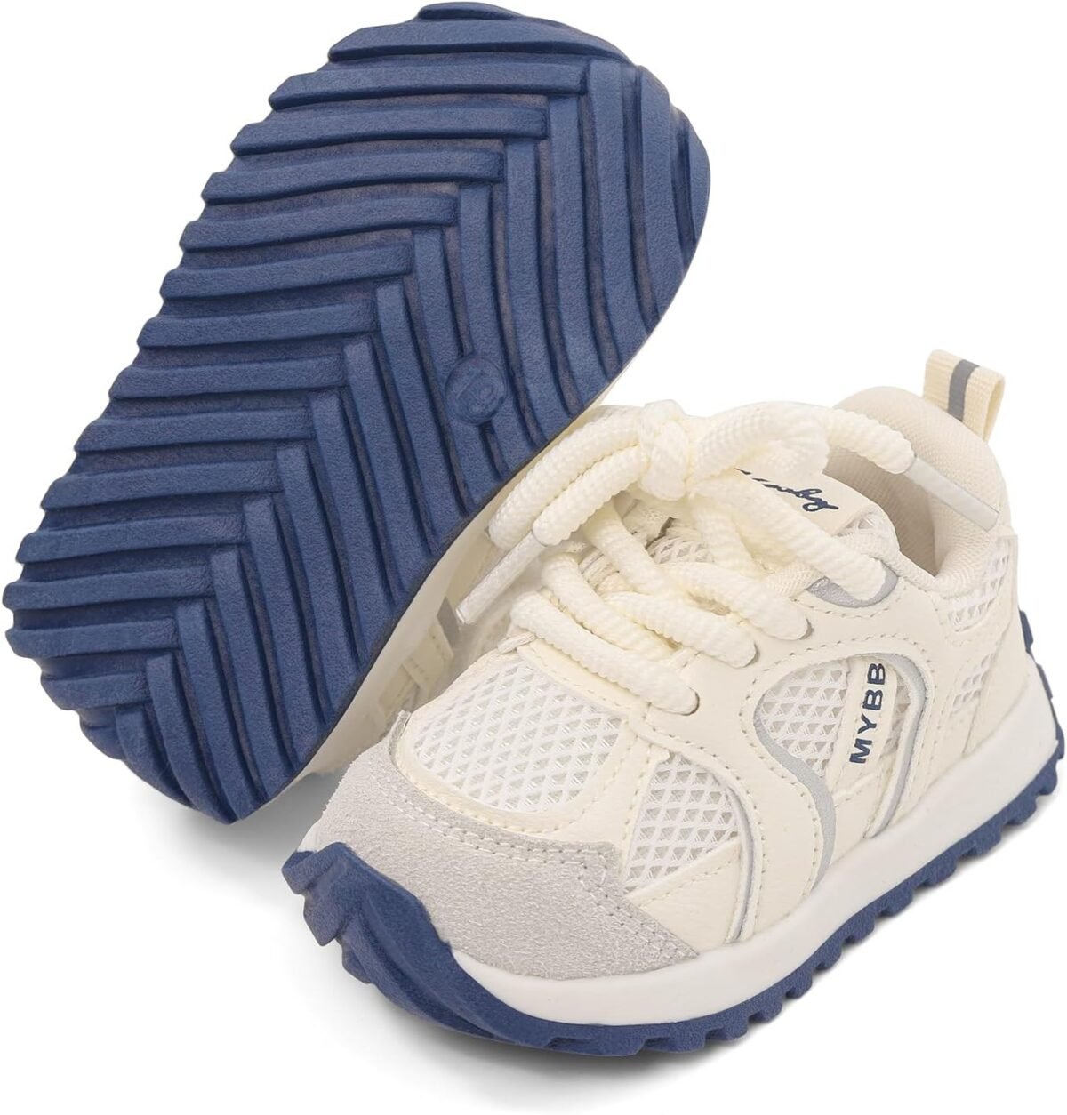 Toddler Boy Girl Sneakers Fixed-tie Flexible Baby Walking Running Tennis Athletic Shoes - Image 5