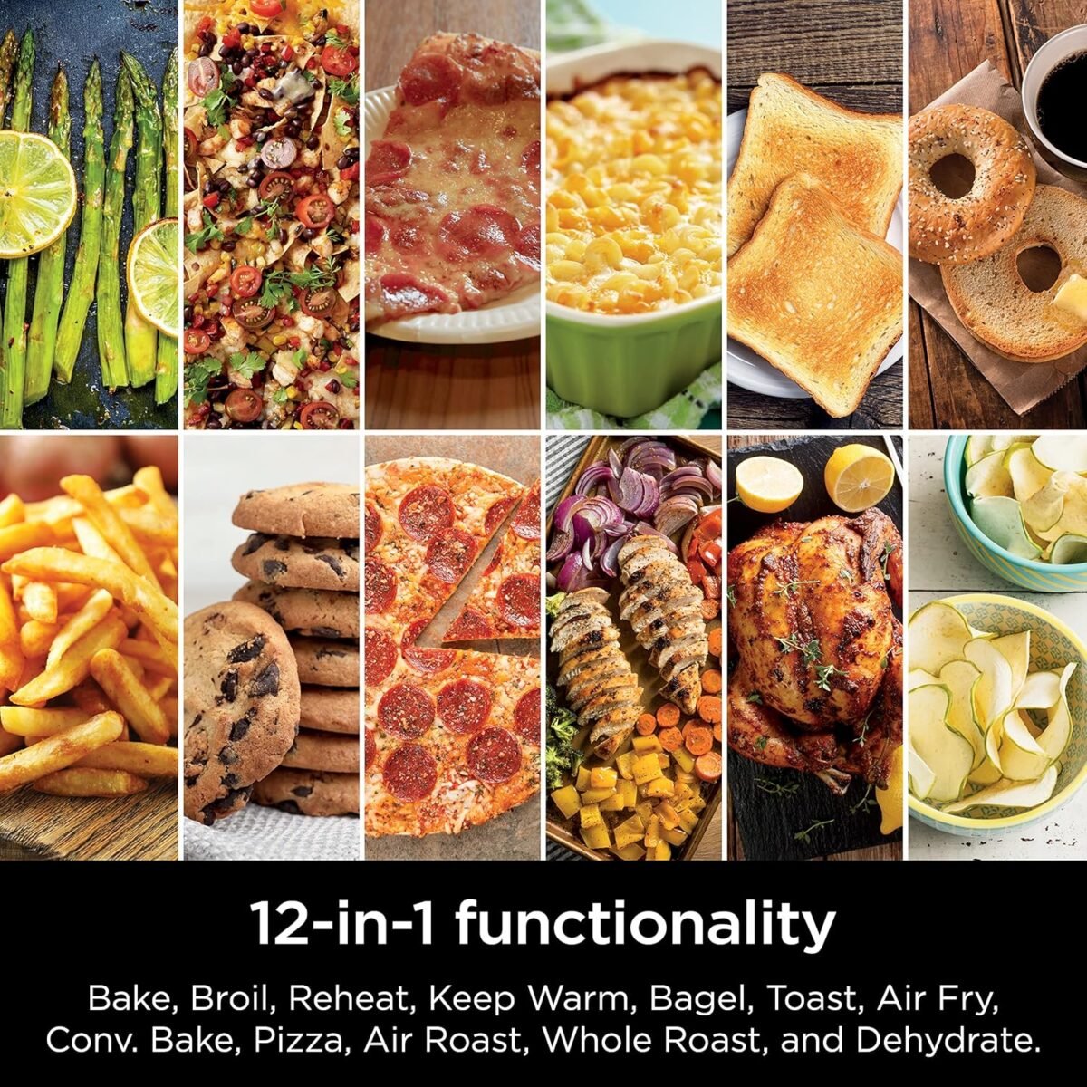 Ninja DCT451 12-in-1 Smart Double Oven with FlexDoor, Thermometer, FlavorSeal, Smart Finish, Rapid Top Convection and Air Fry Bottom , Stainless Steel - Image 8