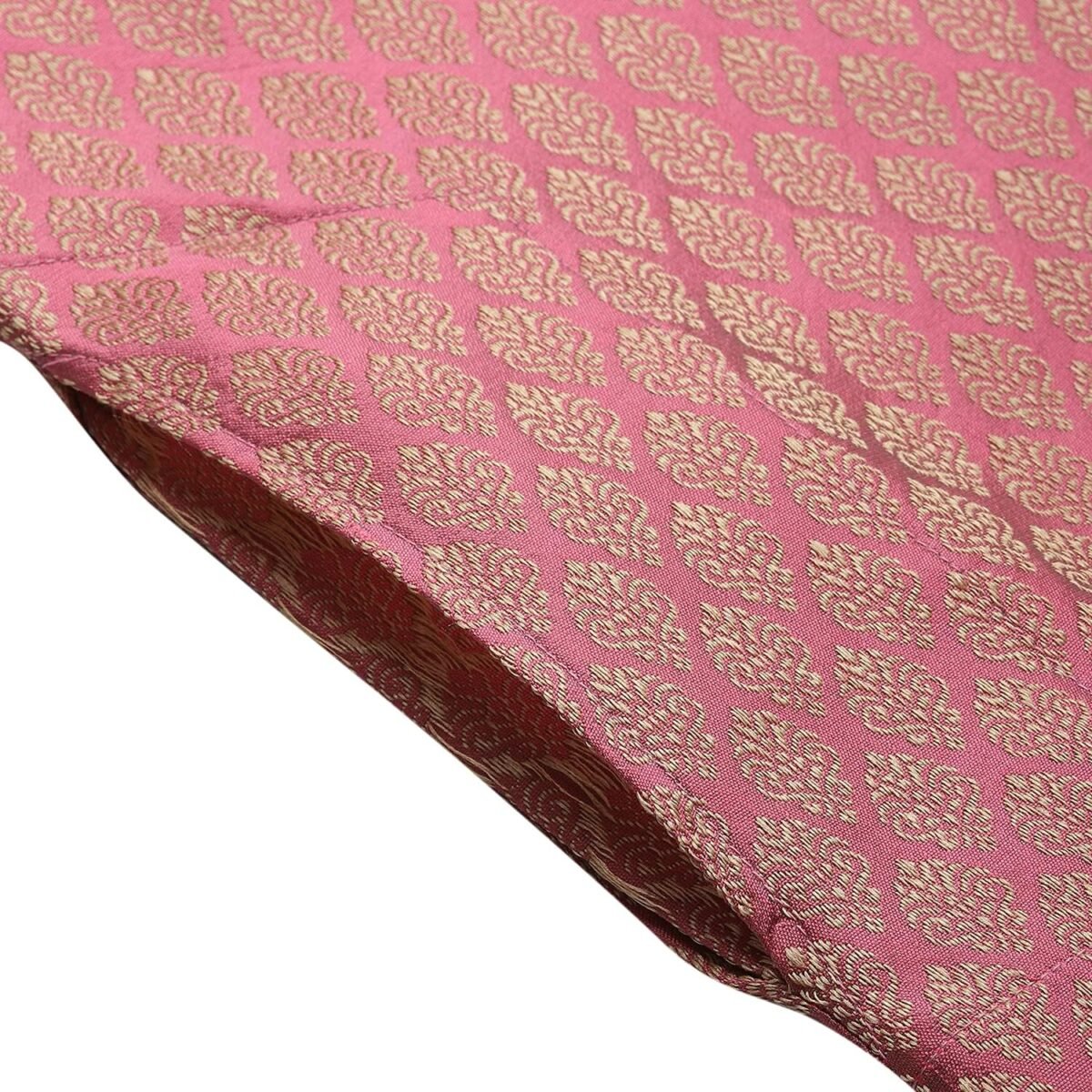Sojanya (Since 1958 Men'S Jacquard Silk Self Design Only Kurta - Image 6