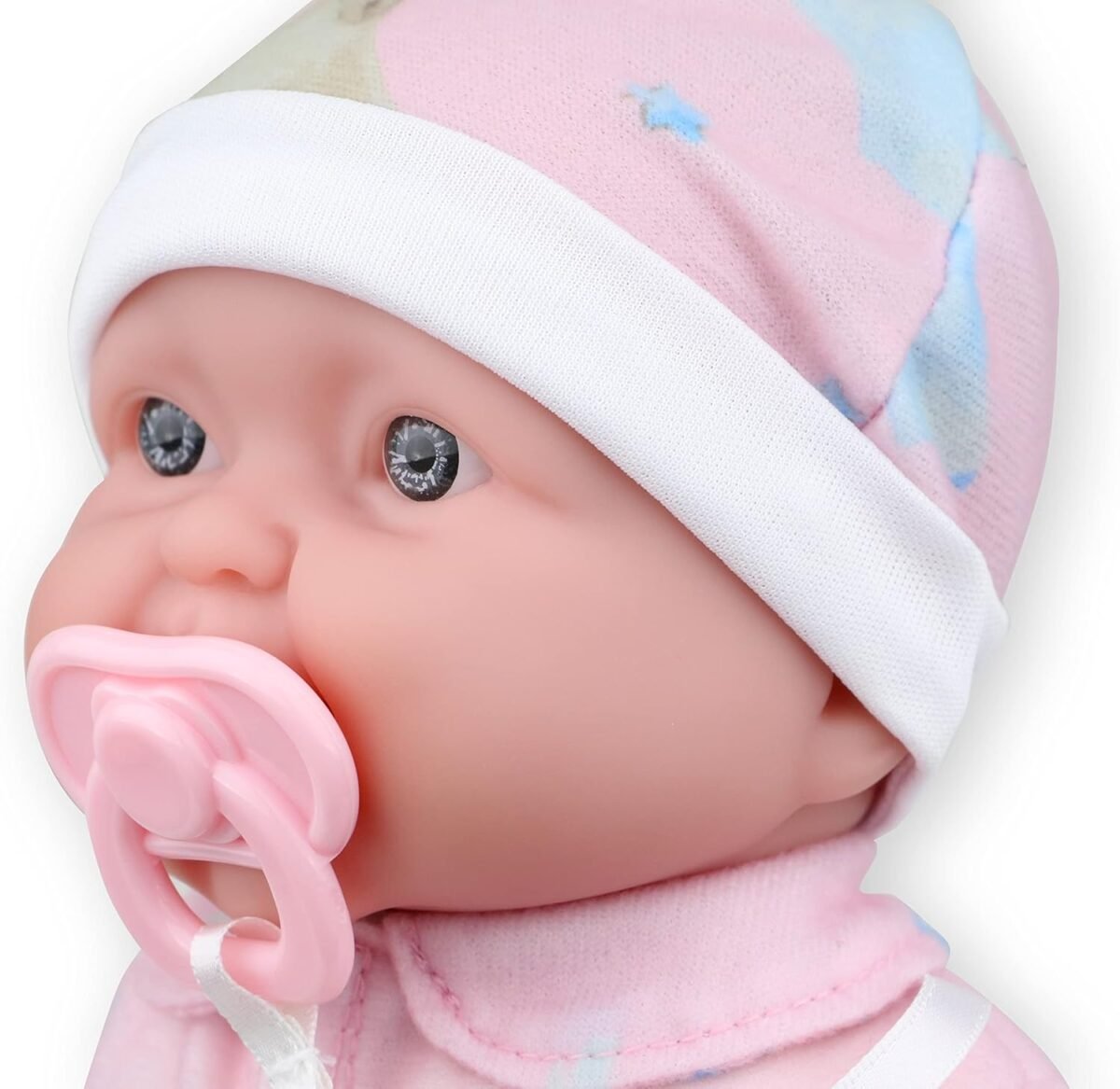 JC Toys Twins 13" Realistic Soft Body Baby Dolls Berenguer Boutique | Twins Gift Set with Removable Outfits and Accessories | Pink and Blue | Caucasian | Ages 2+ - Image 7
