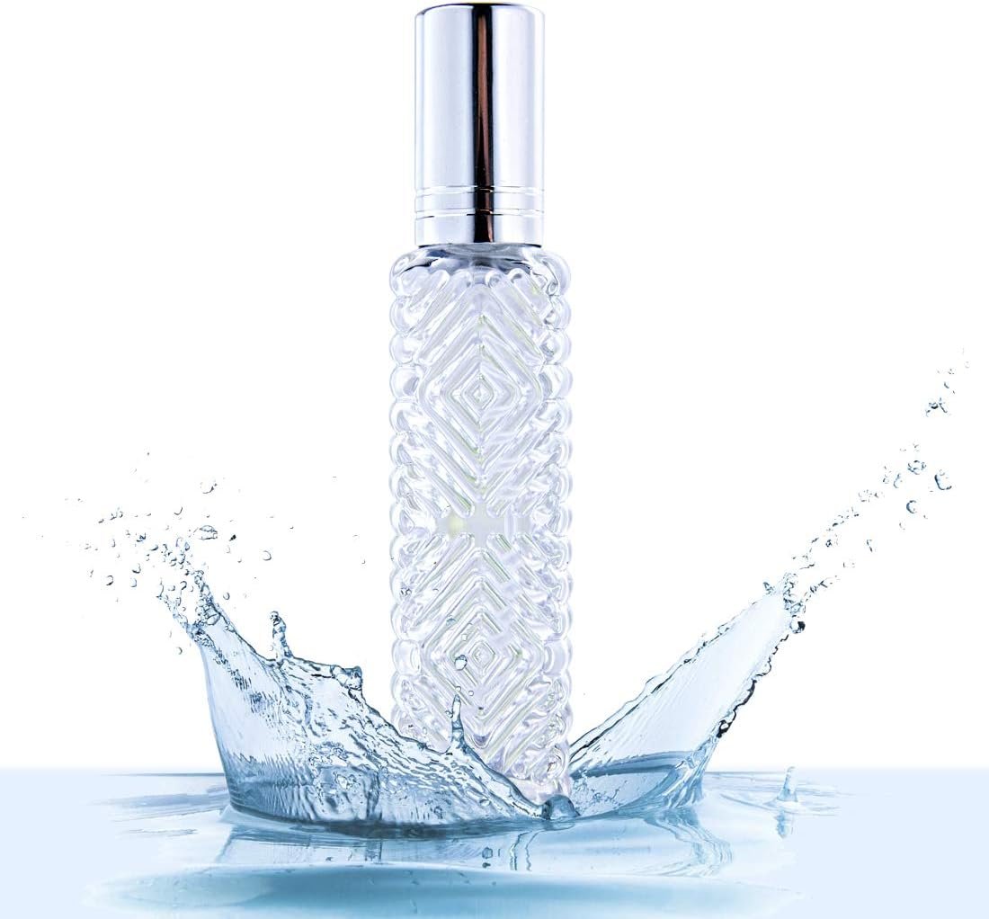 H&D HYALINE & DORA Vintage Refillable Perfume Bottles Glass Empty Spray Bottle Wedding Gifts Car Decor Set of 4 - Image 6