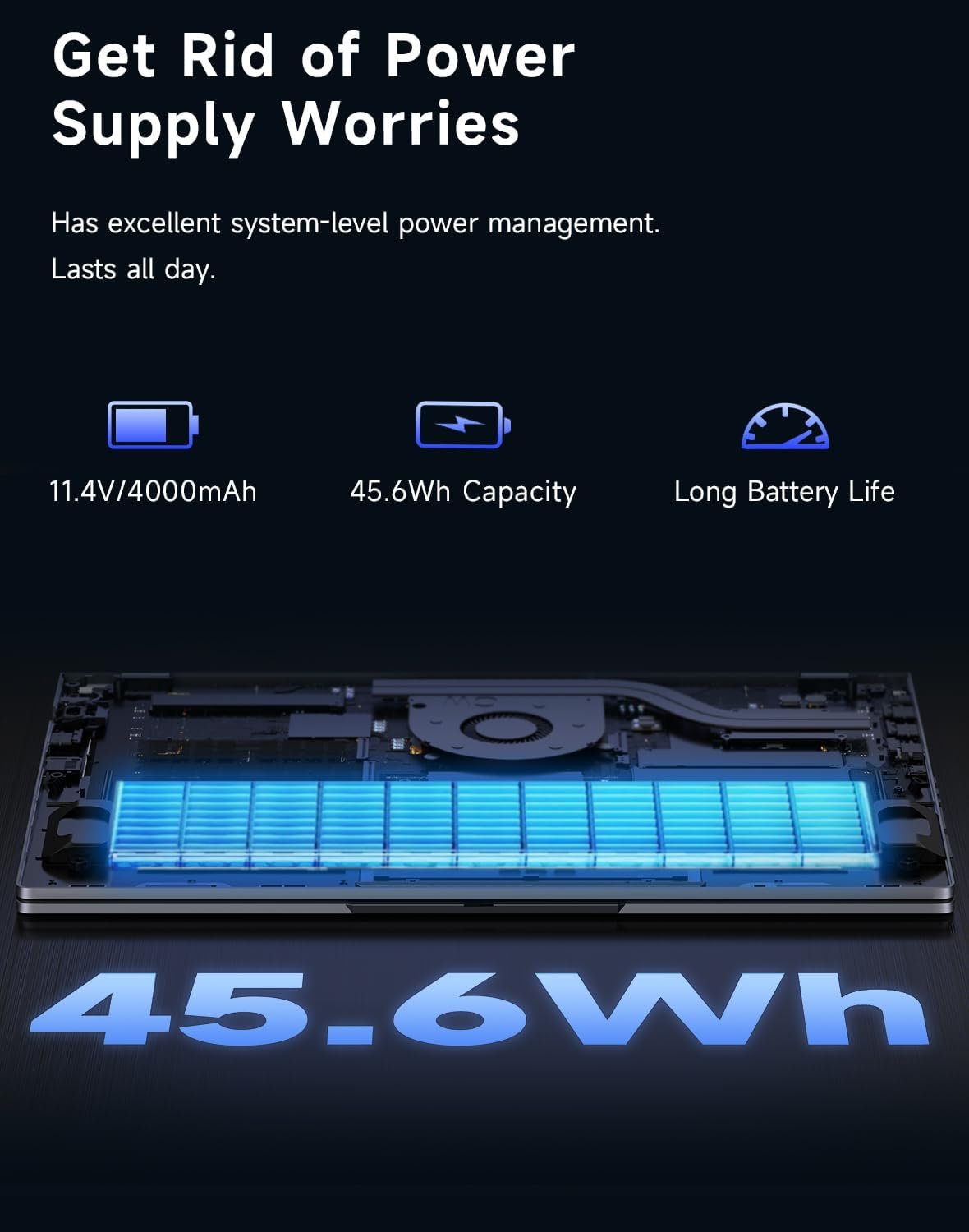 15.6" Gaming-Laptop-Computer, 12th Inter 12-Core i5-1240P (Beat i5-12450H, Up to 4.4GHz) 16GB DDR4 512GB SSD, Windows 11 Laptop, FHD IPS Display,Fingerprint,Backlit,WiFi 6,BT5.2, 65W Type-C - Image 8