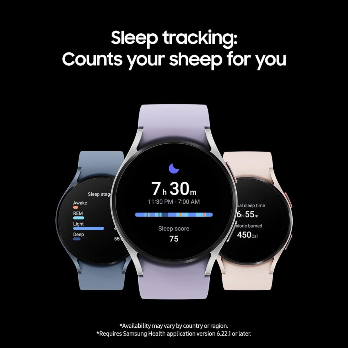 SAMSUNG Galaxy Watch 5 40mm LTE Smartwatch w/Body, Health, Fitness and Sleep Tracker, Improved Battery, Sapphire Crystal Glass, Enhanced GPS Tracking, US Version, Gray - Image 6