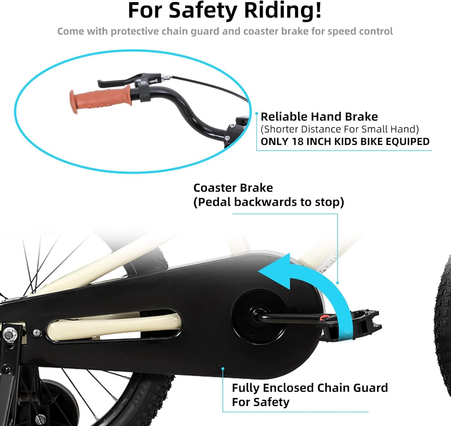 JOYSTAR Kids Bike 12-20 Inch BMX Style for Ages 2-12 Years Old Boys Girls Multiple Colors | Kid's Bikes, with Training Wheels, Children Bicycle, for Kids and Toddler - Image 4