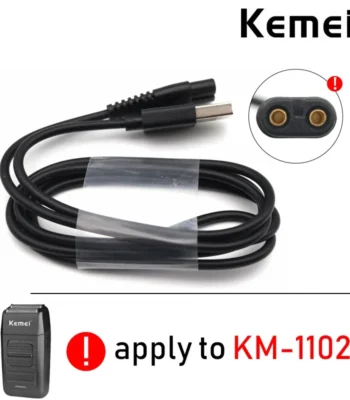 For Kemei KM-1102 Original USB Power Charger Cable Professional Hair Clipper Hair Trimmer Machine Accessories 1