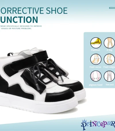 Kids Casual Shoes Princepard Arch Support Orthopedic Children's Sneakers Girls Boys with Corrective Insoles for Flat Feet 1