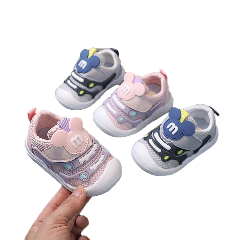 Spring Summer Baby Shoes Kids Toddler Anti-slip Walking Shoes Infant Newborn Outdoor Breathable Soft Sole Mesh Cartoon Sneakers Spring Summer Baby Shoes Kids Toddler Anti-slip Walking Shoes Infant Newborn Outdoor Breathable Soft Sole Mesh Cartoon Sneakers