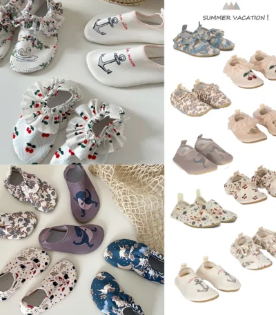 New Baby Boy Girl Beach Shoes KS Children Print Water Sports Sneakers Swimming Aqua Barefoot Shoes Kids Indoor Outdoor Slippers 1