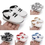 Newborn Baby Shoes Boy Girl Sport Rubber PU Leather Multi-Color First Walker Casual Sneakers Baptism Shoes 0-18M