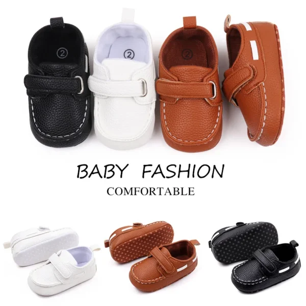 Newborn Boys Leather Shoes for Party Wedding Kids Formal Flat Loafers Slip-on Soft Loafers Child Shoes Moccasins