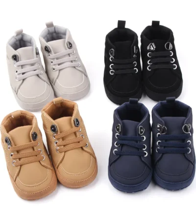Baby Casual Shoes Ankle-covered Little Boots for 0-1 Years Toddler Boys Outdoor Prewalking 1