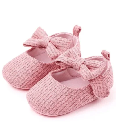 Baby Girls Cotton Shoes Spring Toddlers Prewalkers Cotton Princess Shoes Infant Soft Bottom First Walkers 0-18M 1