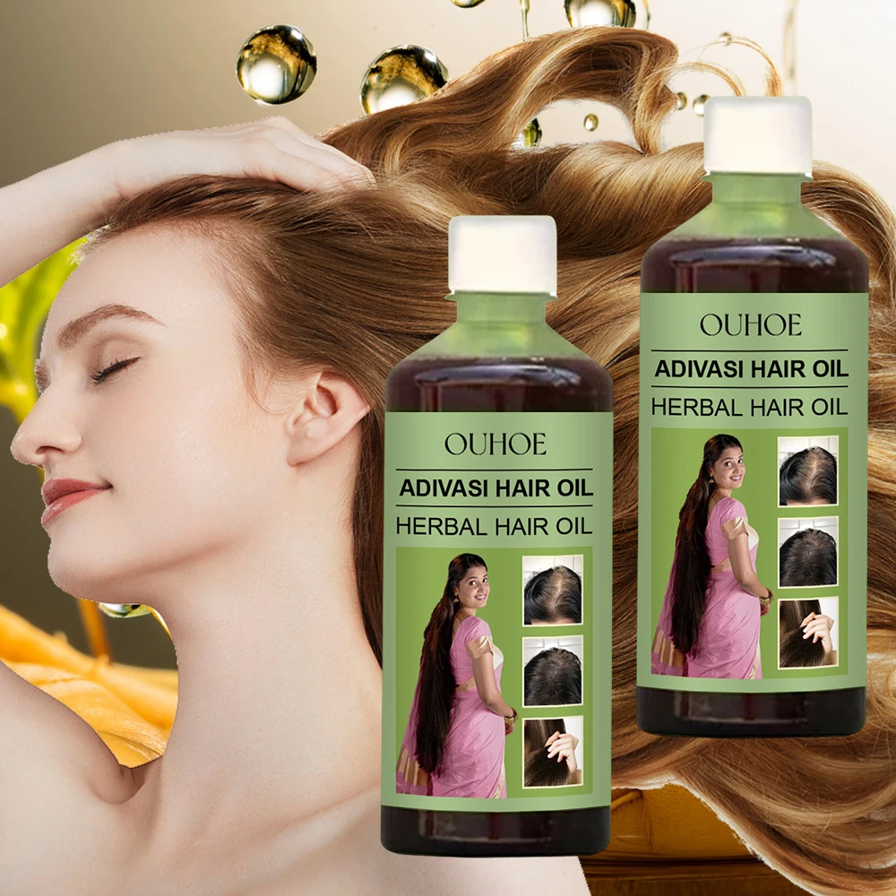 1/2pcs 100ml Hair Growth Oil India Adivasi Herbal Hair Care Rosemary Repair Damaged Hydrate Moisturize Scalp Reduce Dandruff 1/2pcs 100ml Hair Growth Oil India Adivasi Herbal Hair Care Rosemary Repair Damaged Hydrate Moisturize Scalp Reduce Dandruff