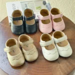 Baby Girls Shoes Multicolour Princess Toddlers Shoes Soft Soled Non-Slip Crib Shoes First Walkers 0-18M