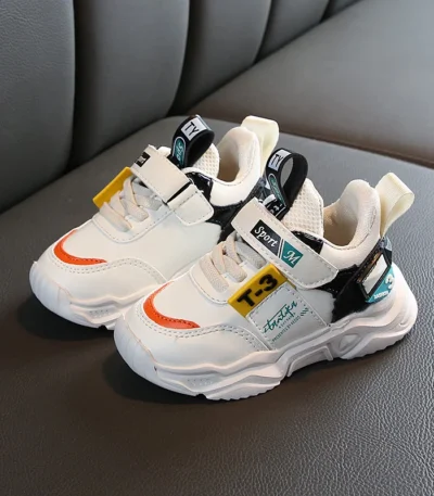 Artificial leather comfortable fashion baby sneakers shoes autumn winter boys and girls sports toddler sneakers shoes for baby 1