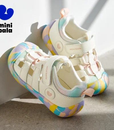 Mini Bala Sandals Boys and Girls Breathable Non-Slip Anti-Fall Antibacterial Walking Shoes Summer for First Steps 1