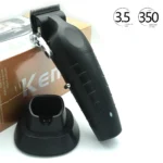 Kemei Men’s Electric Hair Clipper USB Rechargeable 0mm Gapped Carving Clipper Cordless Hair Trimmer Hair Cutting Machine KM-2296