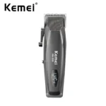 Kemei Professional Barber Hair Clippers USB Rechargeable Cordless Hair Trimmer Powerful Hair Cutting Grooming Machine for Men