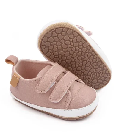 Rubber Sole Baby Shoes Kids Sneakers Baby Girl Boy Solid Color Kids Shoes Socks Infant Toddler Non Slip Sports Shoes 1