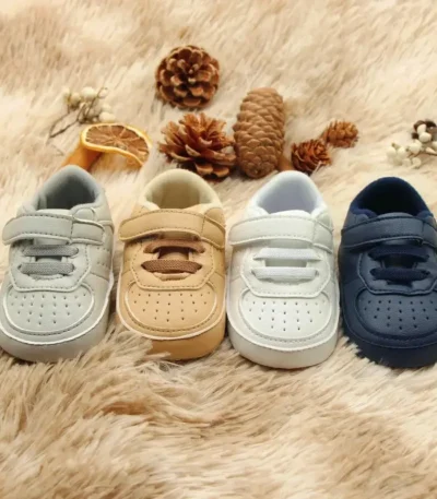Hot Selling Baby Casual Sports Shoes Spring and Autumn Girls and Boys High Quality Rubber Sole Anti Slip Prewalker Shoes 1