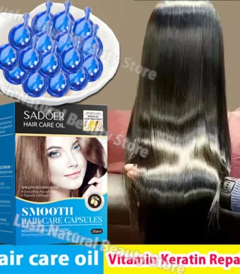 Magic Hair Vitamin Capsule Keratin Oil Fast Restore Hair Soft Smooth Shiny Deep Moisturizer Frizzy Dry Scalp Hair Care Products 1