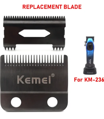 Kemei KM-2361 DLC Blade Hair Clipper Blade Trimmer Replacement Original Cutter Head Professional Barber Accessories
