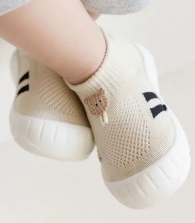 Shock-absorbing Elasticity New Toddler Shoes Fashionable Spring and Autumn Fashionable  Baby Socks Shoes Suitable for Babies 1