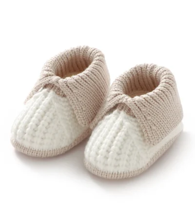 Winter Baby First Walker Handmade Knit Newborn Netural Lightweight Anti-Slip Floor Prewalker for Child Boys Girls Cute Soft Sole 1