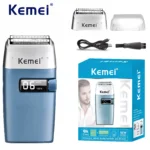Kemei KM-3385 Usb Charging Rechargeable LCD Beard Trimmer Mens Shavers Shaving Machine Electric Razor For Men