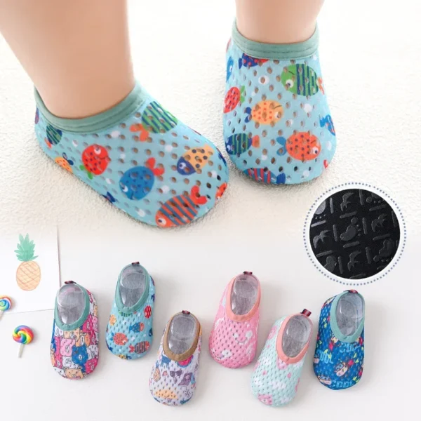 Baby Kids Water Sport Sneakers Beach Socks Children Swimming Aqua Barefoot Shoes Surfing Fishing Diving Slippers For Boys Girls