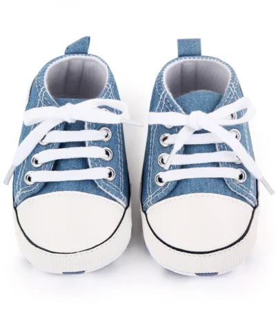 Baby Canvas Classic Sneakers Newborn Print Star Sports Baby Boys Girls First Walkers Shoes Infant Toddler Anti-slip Baby Shoes 1