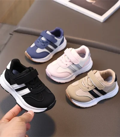 2025 New Autumn Baby Shoes Mesh Breathable Toddler Boys Sneakers Girls Sport Shoes Soft Sole Fashion little Kids Shoes EU 16-25 1