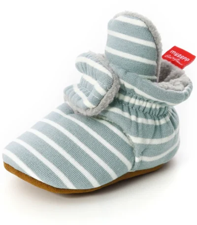 Infant Shoes Baby Boy Girl Shoes Socks Star Newborn Toddler First Walkers Booties Cotton Comfort Soft  Warm Infant Crib Shoes 1
