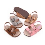 Baby Shoes Summer Sandal High Quality for Newborn Boys and Girls 0-9-18 Months Infant Shoes 2024 Baby New Fashion BCS3129