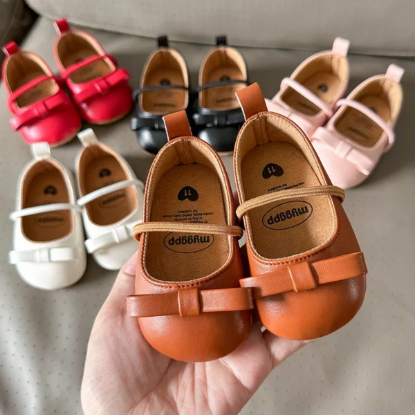 New Baby Shoes Leather Baby Boy Girl Shoes Rubber Sole Anti-slip Multicolor Toddler First Walkers Newborn Crib Toddler Shoes 1