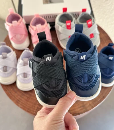 Baby Boys Girls Shoes Non-Slip Rubber Sole High-Top PU Leather Sneakers Infant First Walking Shoes Toddler Crib Shoes Newborn Lo 1