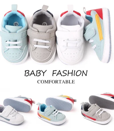 Baby Shoes Unisex Boys and Girls First Step Shoes Soft Sole Casual Baby Prewalking Shoes 1