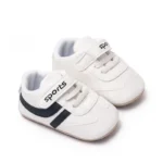 Newborn Infant Baby Shoes Retro Leather Boy Girl Shoes Toddler Rubber Sole Anti-slip First Walkers Baby Crib Shoes