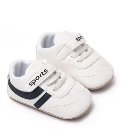 Newborn Infant Baby Shoes Retro Leather Boy Girl Shoes Toddler Rubber Sole Anti-slip First Walkers Baby Crib Shoes 1